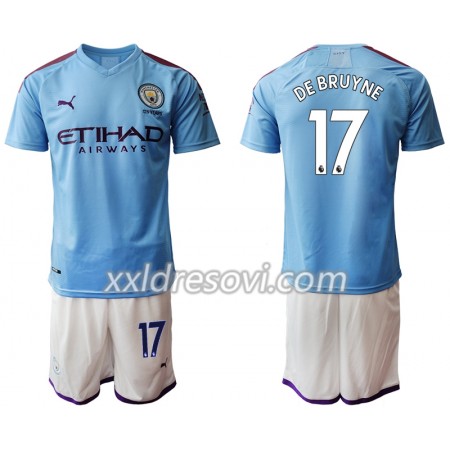 Manchester City DE BRUYNE 17 Domaći Dječji Komplet Dresovi za Nogomet 2019-2020 (+ kratke hlače)